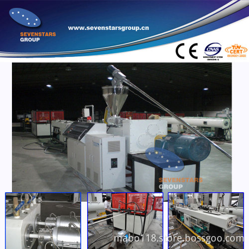 PVC electrical conduit pipe production machine